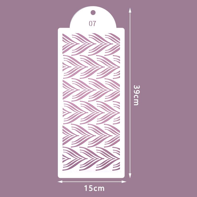 Fondant Cake Mesh Stencil Stamps Stencils Embossing For Decorating Tool Plastic Spray Mold Cookies Chocolate Drawing Painting