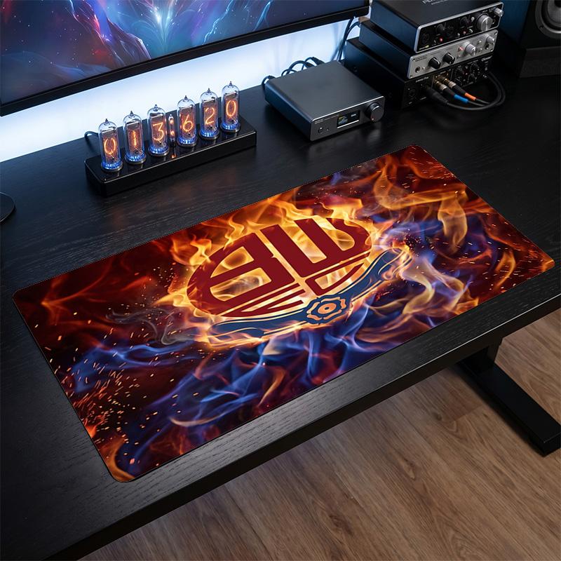 Bolton Wanderers FC Theme Pattern Mouse Pad, Soccer Logo Design XXL Gaming Desk Mat Non-Slip Computer Mouse Pad