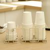 Disposable Paper Cup Holder Rack Disposable Cup Storage Shelf Office Decorations