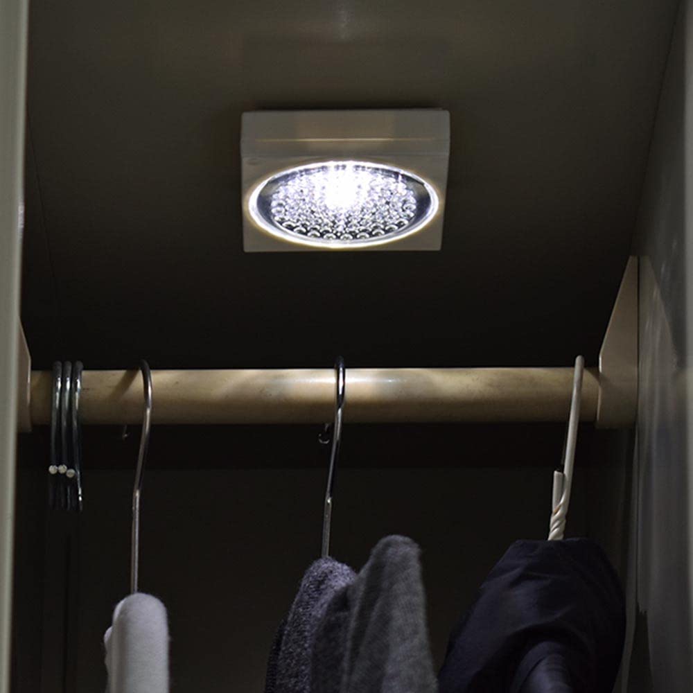 OHM Electric LED Push 1 Night Closet Cabinet Light, piece, Light, Light, Light, NIT-BD2D 08-0709