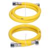 Fuel Gas Hose 304 Stainless Steel Liquefied Gas Line Pipe with Fittings for Home Kitchen