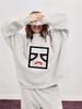 Trendy Spring & Autumn Mid-High Collar Women's Hoodie - Casual, Comfortable, Loose Fit