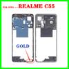 Housing Back Cover For Realme C55 Middle Front Frame Bezel Battery Cover
