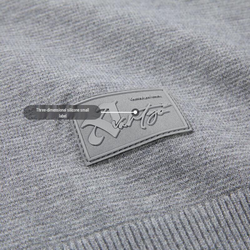 Herren Strickpullover mit langen Ärmeln im Fake-Zweiteiler-Look