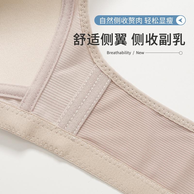 Black Front Closure Wireless Bra for Women Comfort Support