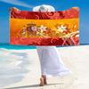 Spain Football Print Beach Towel, Large Soft Quick Dry Towel for Beach Camping Swimming