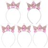 Kids' 2-6Y Flower Crown Hairband Sparkle Girl's Headbands Cute Princess Hair Band  Hair Accessory