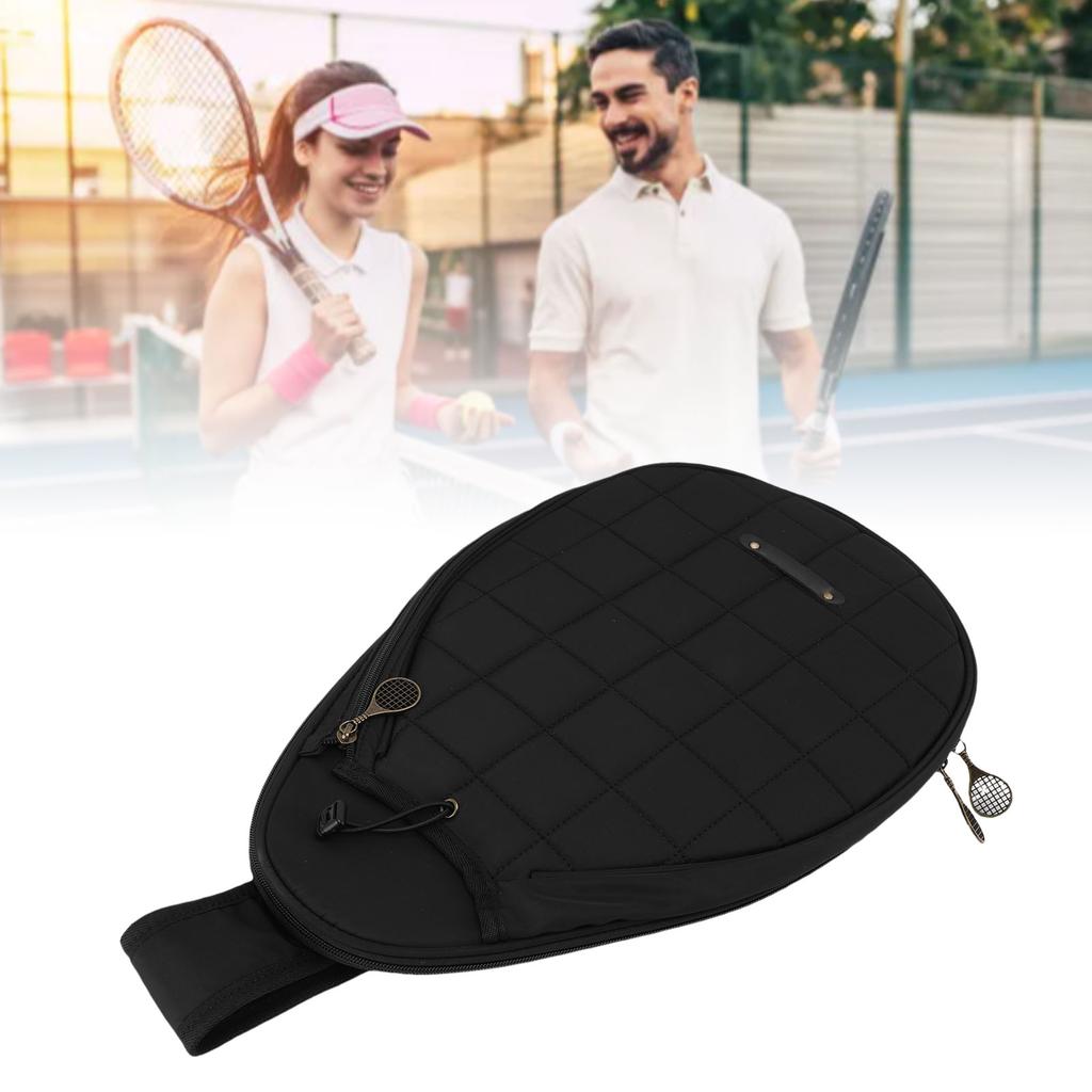 Tennis Backpack for Men Women Polyester Water Proof Tennis Racket Sling Bag with   Strap for Sports Badminton Rackets