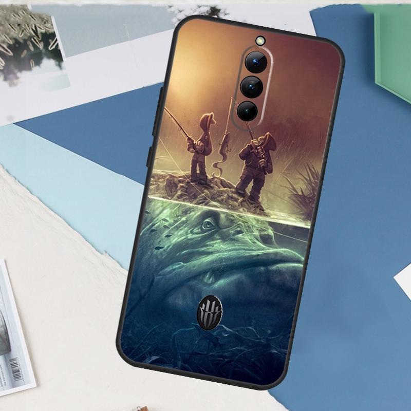 Fish Fishing Fisherman For Nubia Red Magic 10 9 8 Pro Plus 6 7 Pro 6S 7S 5G 6R RedMagic 8S 9S Pro Plus Phone Case