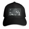 Raccoon and Mushrooms Baseball Cap Sunscreen Beach Western Hat Custom Caps Womens Golf Clothing Unisexs
