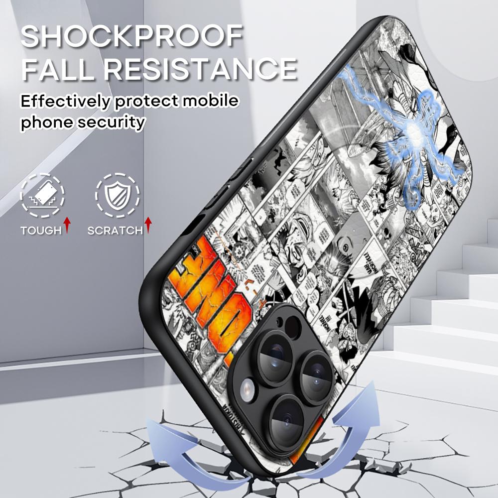 Popular Anime Dr.STONE Phone Case For iPhone 16 15 14 13 12 11 Plus Pro Max High-end Luxury Magsafe Sheepskin