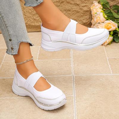 Comfortable Wedge Sneakers for Women - Featuring An Adjustable Strap Lightweight Construction Makes Them Ideal for Easy Daily Wear, Women Shoes