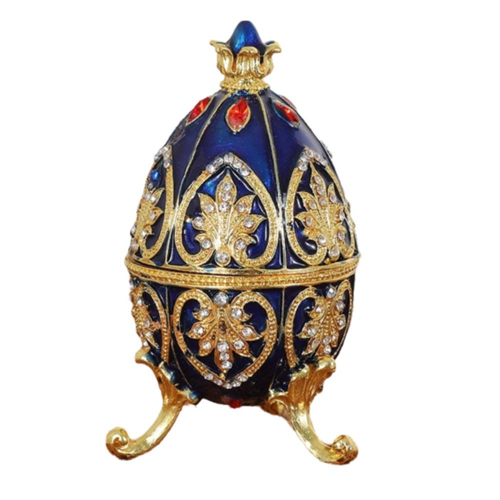

Retro Easter Egg Ornament European Style Jewelry Organizer Birthday Gifts
