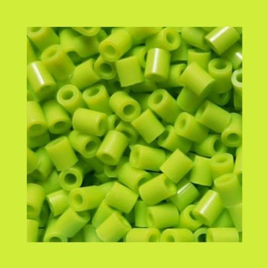 Green color 5mm 1000PCS Pixel Art YantJouet Hama Beads for Kids Iron Fuse Beads diy Puzzles Gift Children Toy