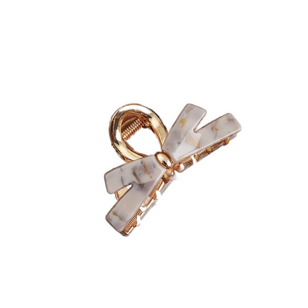 

Hairpin Acetate Shark Clip Colorful Hair Grab Clip Sweet Bow Hair Claw Girls серый