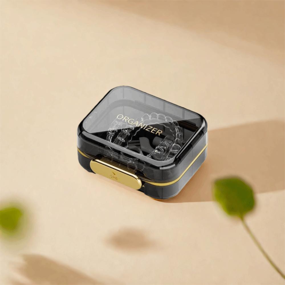 Transparent Invisible Braces Box Large Capacity False Teeth Holder Denture Storage Case Portable Waterproof