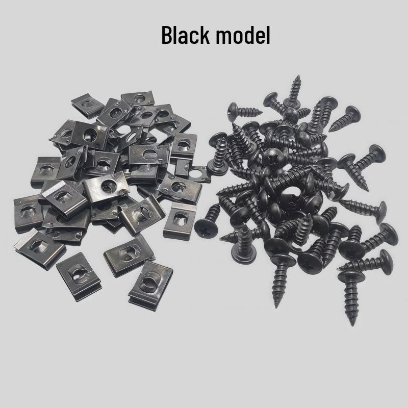 Compatible Self-Tapping Screws and Clips for Car Mudguards, Fender Liners, and Bumpers
