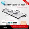 Outdoor Aluminum Alloy Rain Awning with Polycarbonate Sheet