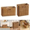 Decorative Japanese Basket for Storing Various Household Items with Handles