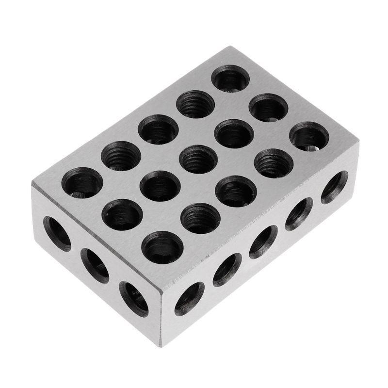 0002" Engineers Blocks Hardened Steel Block Used for Milling Tool 1" x 2" x 3" 2 Packs Compact Sizes