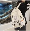 Trendy Harajuku Style Large Capacity Backpack for High School and College Students