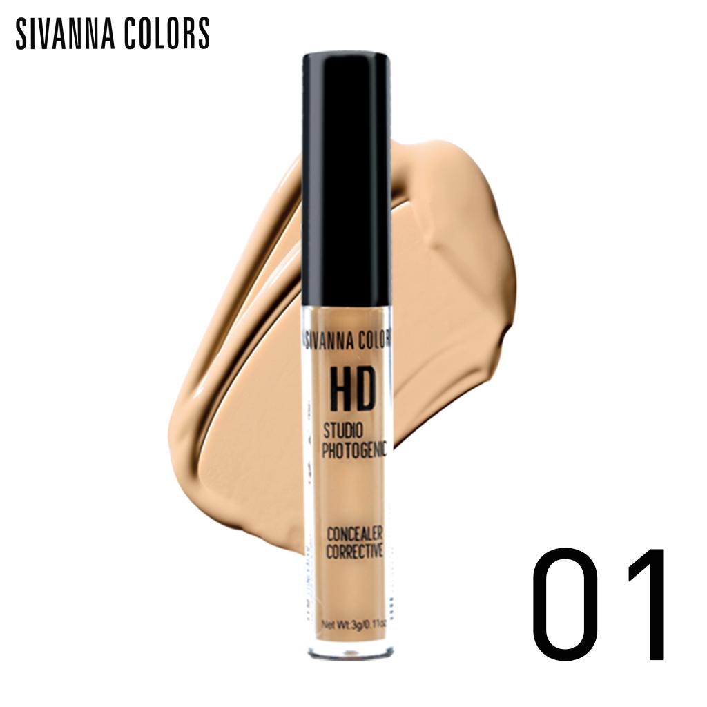 

Sivanna Colors HD Studio Photogenic Concealer Corrective No.01-04 3 г. HF7005 - Тайский косметический макияж 01