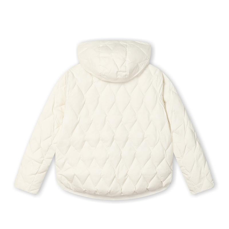 

New FILA Down Jacket Women s Oat Beige F11W448906FBG M