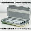 Console Hard Pouch EVA Bag for NS2 Shockproof Travel Carrying Case with Pocket and Handle Scratchproof Storage Box