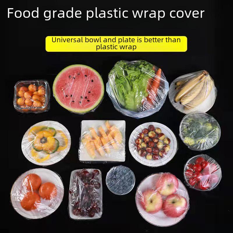 Set de folii de plastic de unică folosință groase: Huse pentru boluri rezistente la praf de calitate alimentară pentru păstrare în stare proaspătă