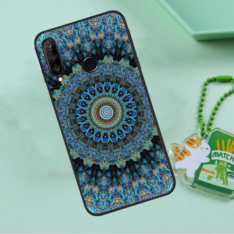 Floral Flower Mandala Design For Huawei Nova 12s 12i 11i 7i 8i 9 10 SE Y91 Y90 Y60 Y70 Y72 Y61 P60 Pro P30 P40 Lite Case