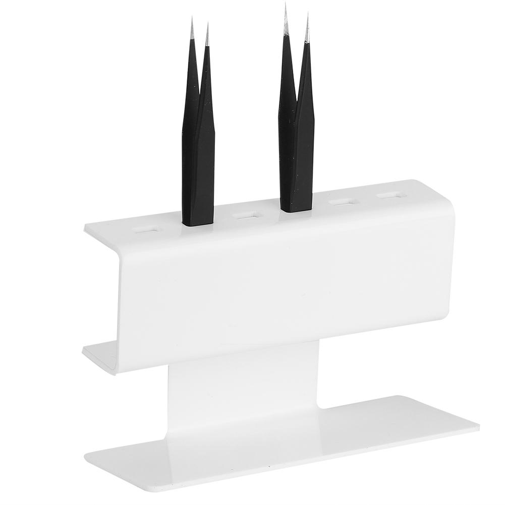 Eyelash Extension Plastic Tweezers Shelf Holder 6pcs Tweezer Stand Positions Black