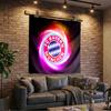 1PC Bayern Munchen Logo Design Tapestry, Unique Design Tapestry, Wall Decor for Bedroom,Livingroom, Playroom,Heartwarming Fan Holiday Gifts