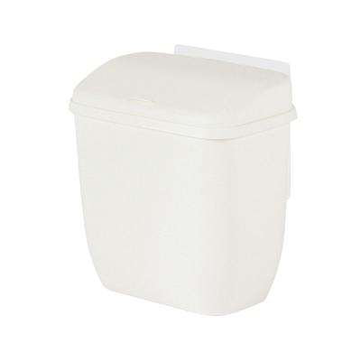 Kitchen Door Bin Hanging Trash Can Wall Mounted with Lid Hanging Trash Container for Kitchen Counter Food Waste Bin