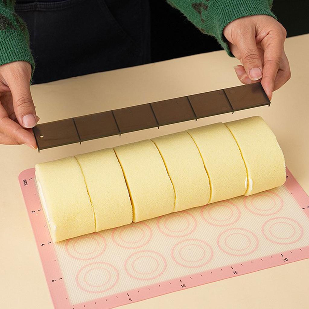 4Pcs Cake Cutting Roll Scale Ruler Cake Measuring Marker Draw Balance Ruler Cake Mold Fondant Icing Decorate Tool