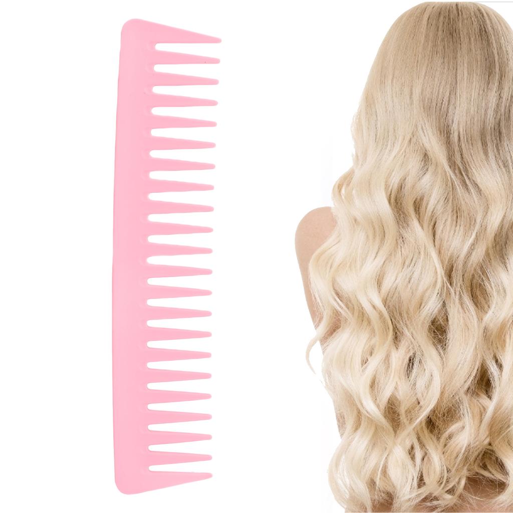 Wide Teeth Comb Rounded Large Hair No Handle Detangling Comb for Curly Hair Wet Dry Hair
