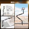 NEEWER 55cm Magic Arm with Adjustable Overhead Shooting Clamp Dual Ball Head Smartphone Holder 1/4" and 3/8" Screws ARRI Articulating Mount Crab Clamp