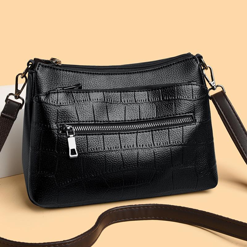A Simple and Multi-layered Women's Bag, A Single-shoulder Crossbody Bag for Middle-aged Mothers, A Small Backpack