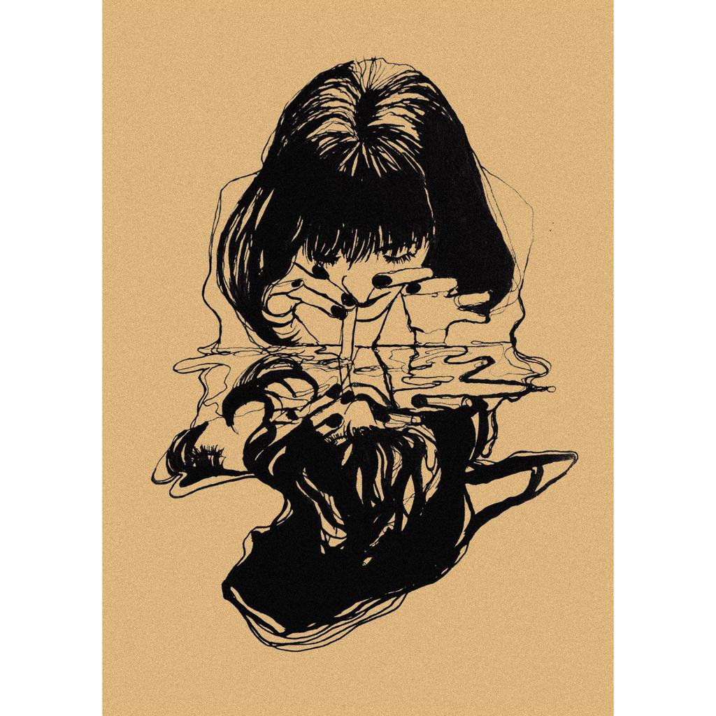 Pulp Fiction Retro Kraft Paper Poster - Classic Bar Wall Decoration