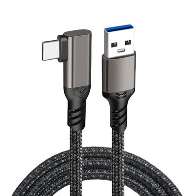 5m Right Angle USB Type C Cable Data Transfer 60W 3A Fast USB Gen2 Type C To Durable Nylon Compatible with Devices with USB C Such As and Game
