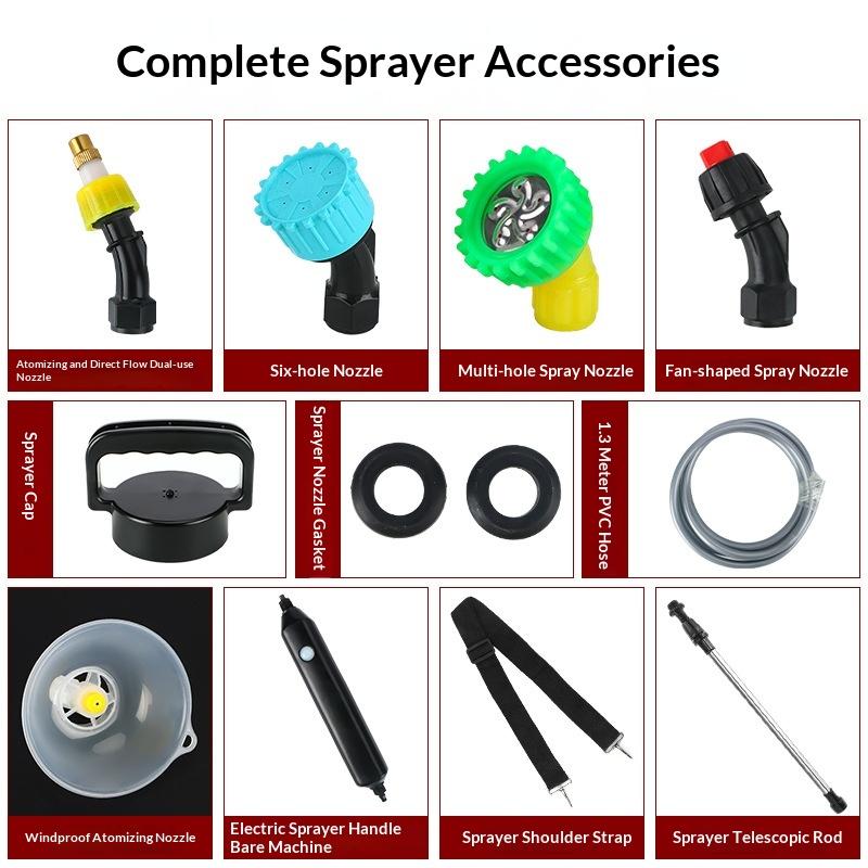 Elektrische Sprühgeräte Zubehör Edelstahl Teleskop-Sprühstange Mehrloch-Düse Dichtung Verlängerter Wasserschlauch Universal