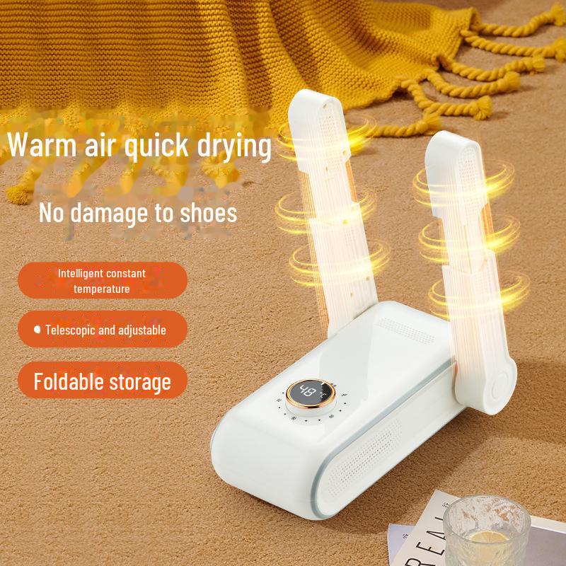 Popular Foldable Shoe Dryer with Intelligent Timing & Deodorizing Sterilization for Home & Dorm Use