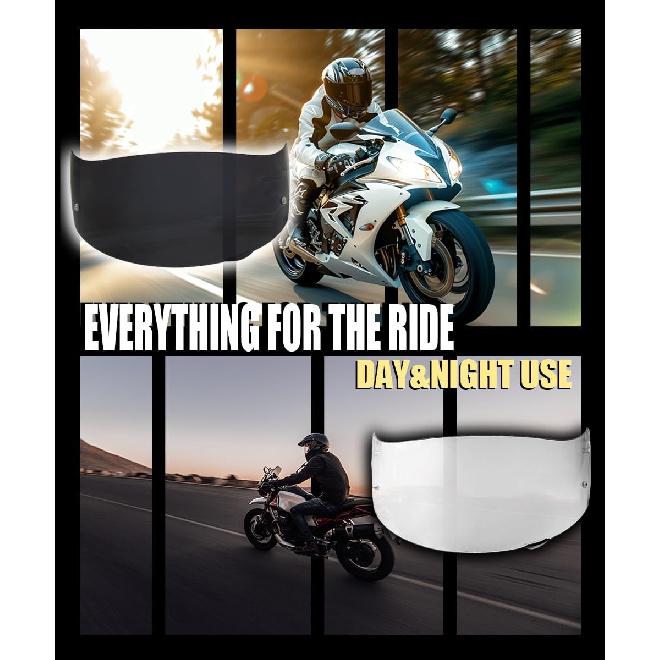 IC06 Photochromic Helmet Visor Shield for Airflite,UV Protection Motorcycle Helmet Visor Compatible with Icon Airflite