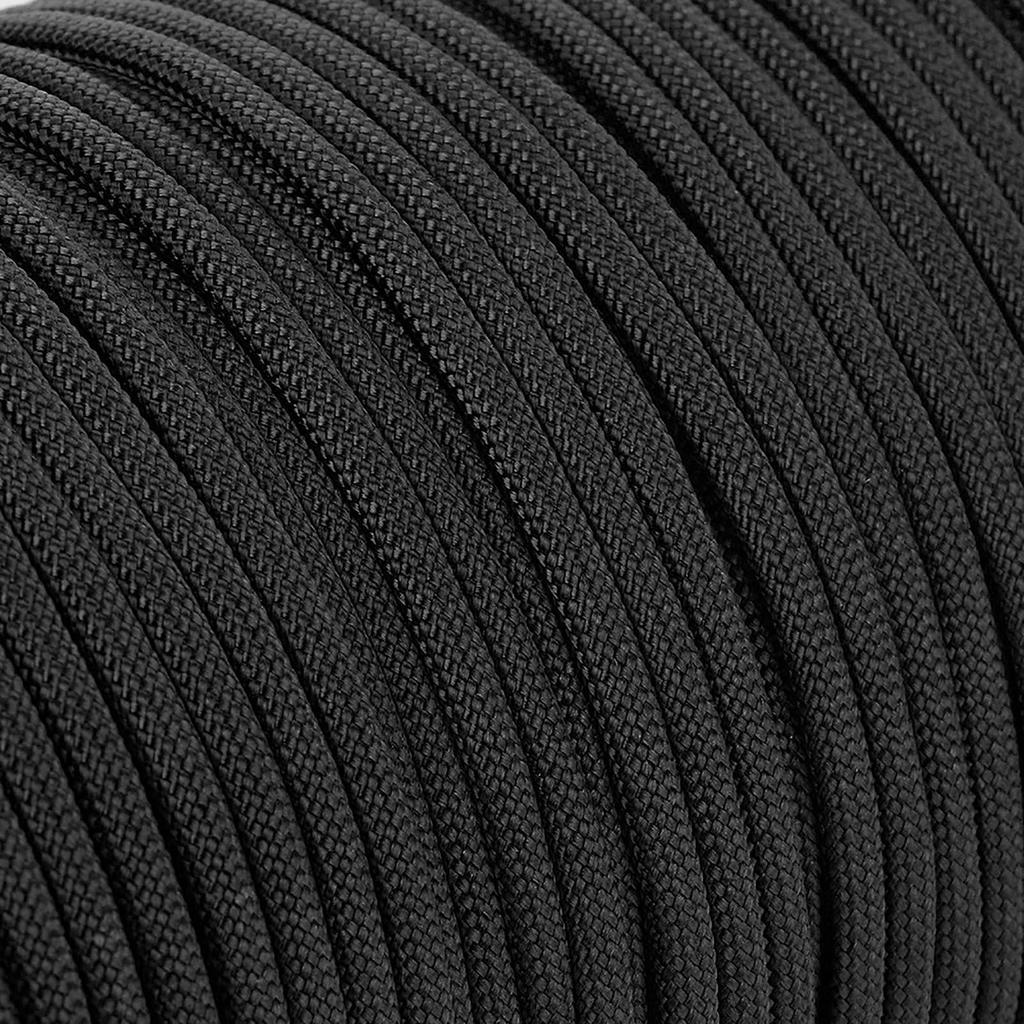 100m Outdoor Rock Parachute   Rope Survival Cord for   Hiking(Black)