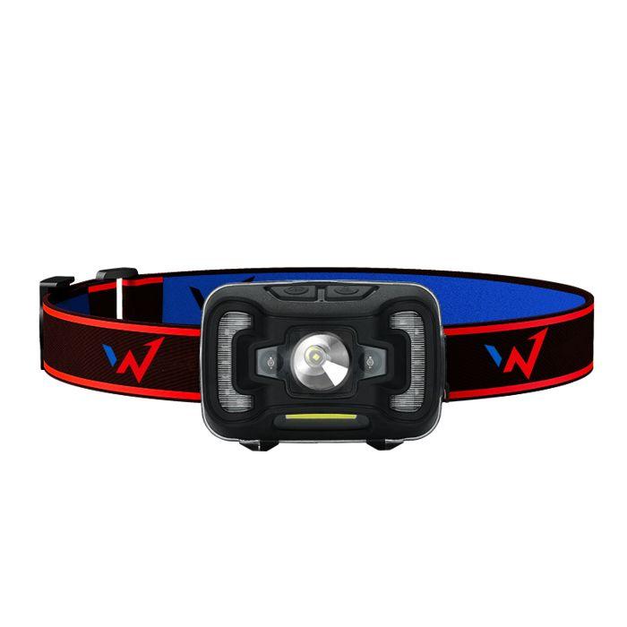 Lampe Frontale - WONDER - Wt6501H - 650 Lumens - Rechargeable USB - Noir