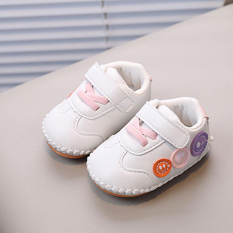 Baby Kleinkind Weiche Sohle Schuhe Für Jungen Und Mädchen Mit Klettverschluss Für Frühes Laufen