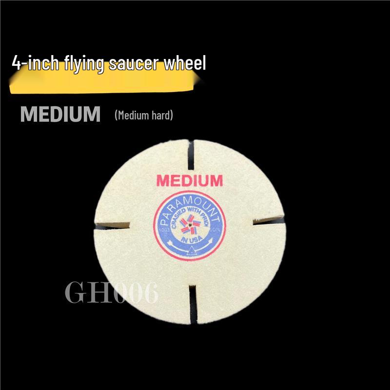 4-Inch Super Hard Wool Polishing Wheel for Jewelry and Watch Mirror Finish