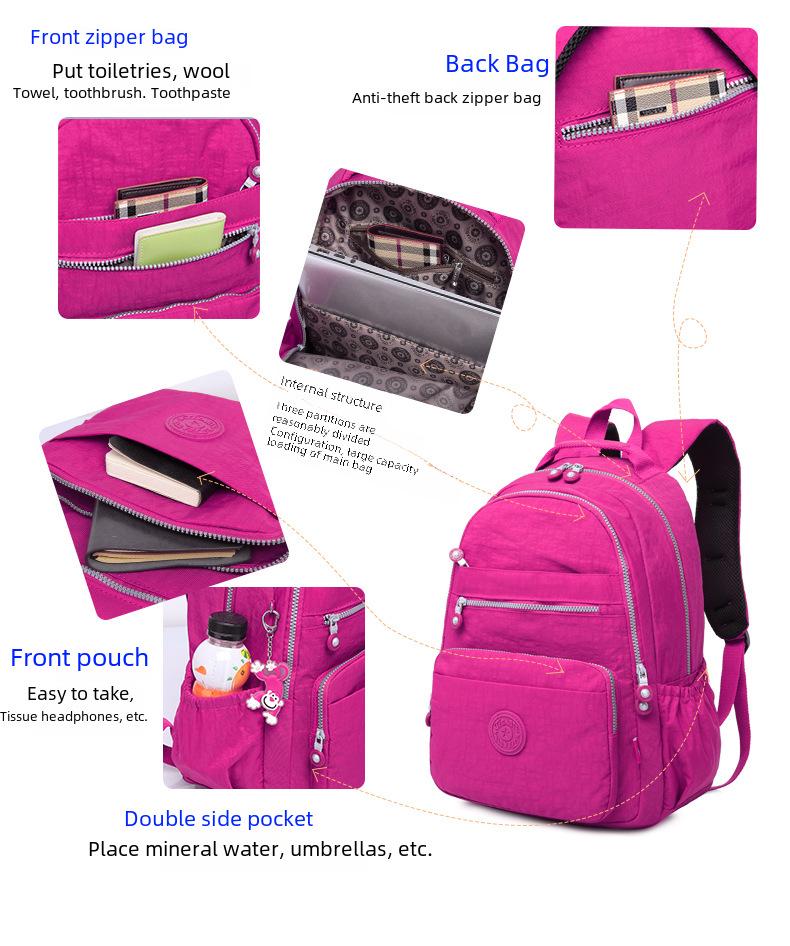 Prémiový lehký a prodyšný batoh pro cestování a volný čas - Univerzální unisex design pro studenty