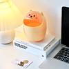 Ins Style Kreativer süßer Home-Desktop mit Deckel Mülleimer Kleine Mini Kawaii Schlafzimmer Schreibtisch Aufbewahrungsbox Stifthalter Geben Sie einen Aufkleber