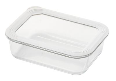 Pearl Metal Storage Container, Easy-to-Clear, Heat-Resistant Glass, 900ml, HC-532