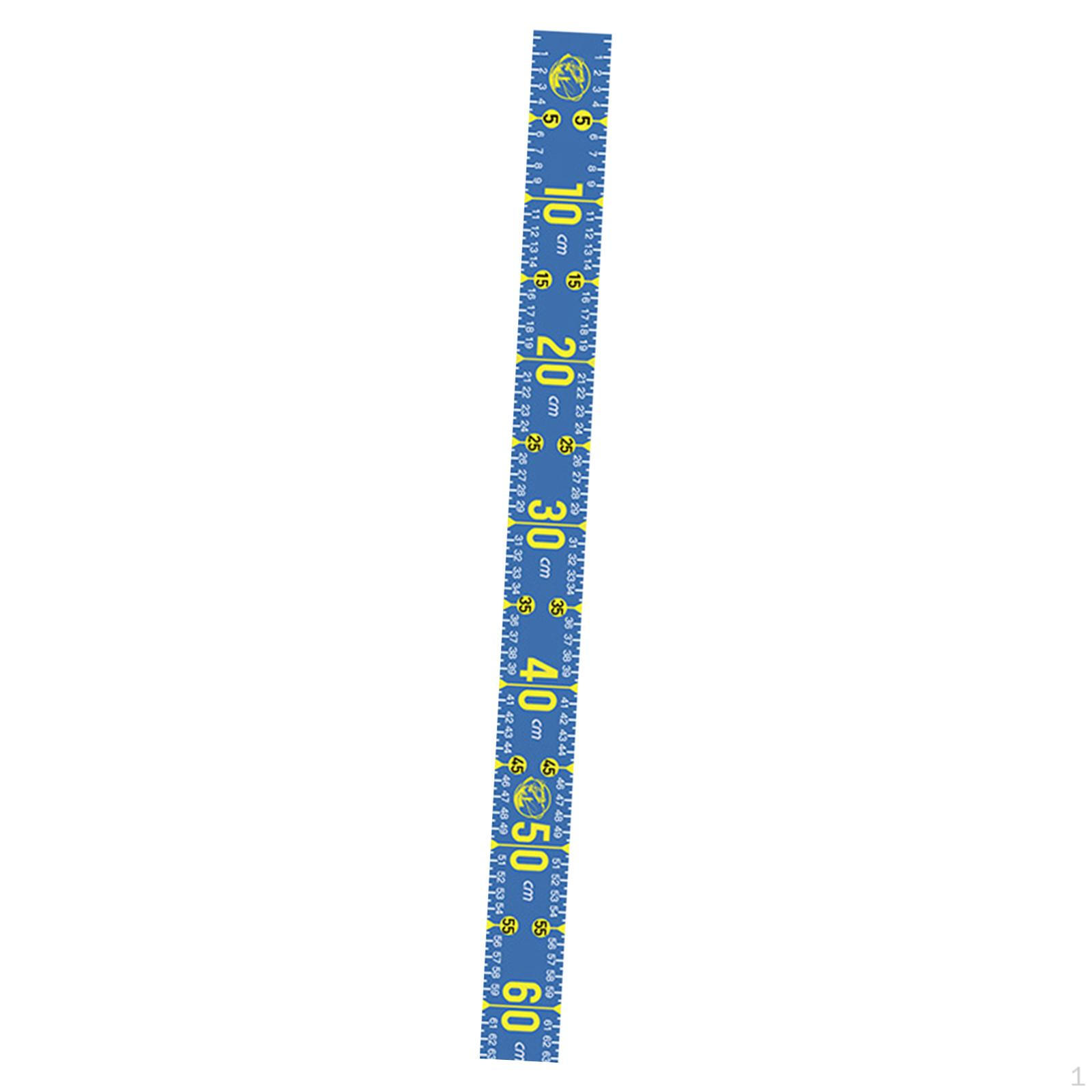 

Measuring Ruler Measurement Tool Tackle Waterproof for Deck Lakes Blue